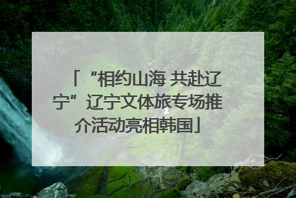 “相约山海 共赴辽宁”辽宁文体旅专场推介活动亮相韩国