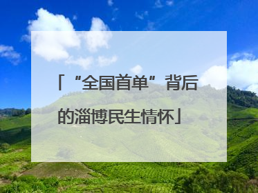 “全国首单”背后的淄博民生情怀