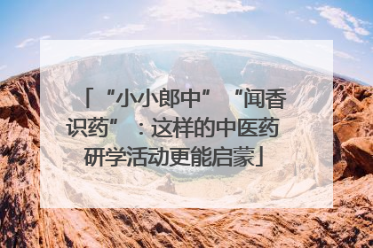 “小小郎中”“闻香识药”：这样的中医药研学活动更能启蒙