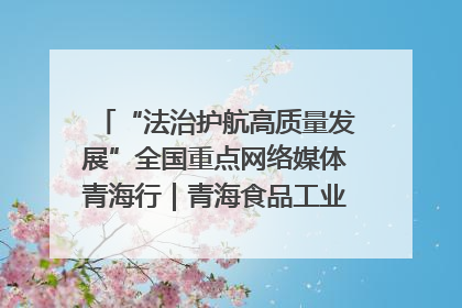 “法治护航高质量发展”全国重点网络媒体青海行｜青海食品工业协会：架起“青字号”美食的产业化桥梁