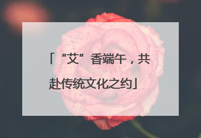 “艾”香端午，共赴传统文化之约