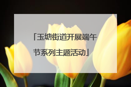 玉塘街道开展端午节系列主题活动