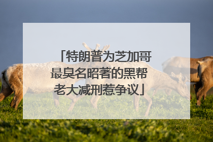 特朗普为芝加哥最臭名昭著的黑帮老大减刑惹争议