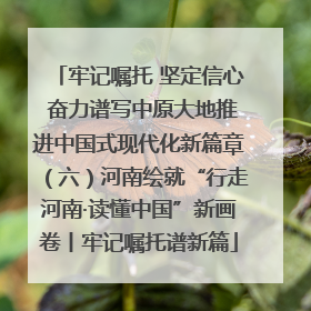 牢记嘱托 坚定信心 奋力谱写中原大地推进中国式现代化新篇章（六）河南绘就“行走河南·读懂中国”新画卷丨牢记嘱托谱新篇