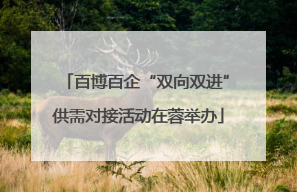 百博百企“双向双进”供需对接活动在蓉举办