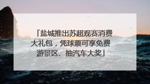 盐城推出苏超观赛消费大礼包，凭球票可享免费游景区、抽汽车大奖