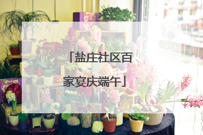 盐庄社区百家宴庆端午