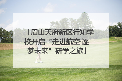眉山天府新区行知学校开启“走进航空·逐梦未来”研学之旅