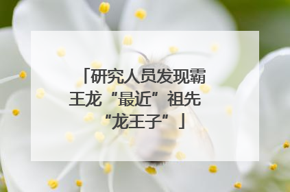 研究人员发现霸王龙“最近”祖先“龙王子”