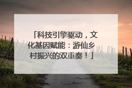 科技引擎驱动，文化基因赋能：游仙乡村振兴的双重奏！