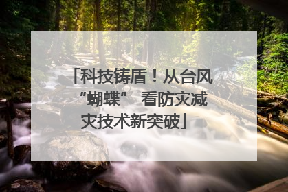 科技铸盾！从台风“蝴蝶” 看防灾减灾技术新突破