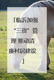 临沂加强“三资”管理 推动清廉村居建设