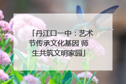 丹江口一中：艺术节传承文化基因 师生共筑文明家园