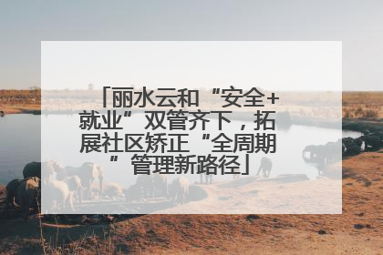 丽水云和“安全+就业”双管齐下，拓展社区矫正“全周期”管理新路径