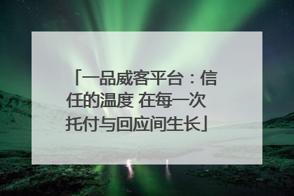 一品威客平台：信任的温度 在每一次托付与回应间生长