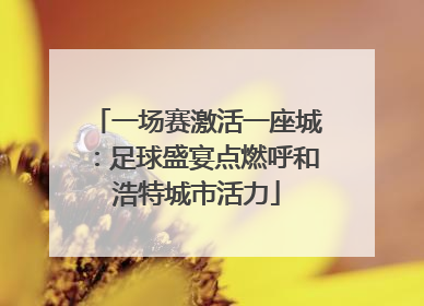 一场赛激活一座城：足球盛宴点燃呼和浩特城市活力