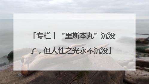 专栏丨“里斯本丸”沉没了，但人性之光永不沉没