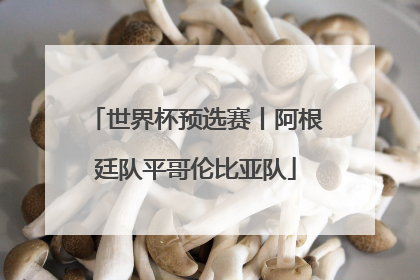世界杯预选赛丨阿根廷队平哥伦比亚队
