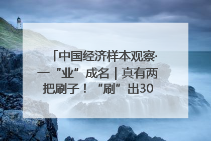 中国经济样本观察·一“业”成名｜真有两把刷子！“刷”出30亿级“颜值经济”