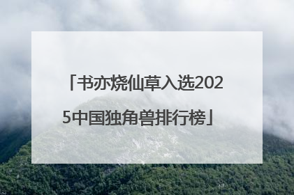 书亦烧仙草入选2025中国独角兽排行榜