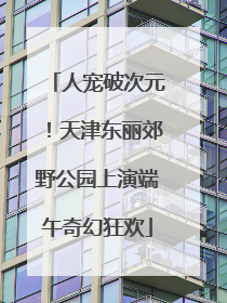人宠破次元！天津东丽郊野公园上演端午奇幻狂欢