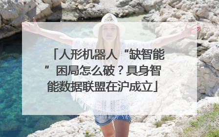 人形机器人“缺智能”困局怎么破？具身智能数据联盟在沪成立