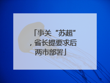 事关“苏超”，省长提要求后两市部署
