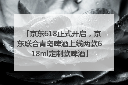 京东618正式开启，京东联合青岛啤酒上线两款618ml定制款啤酒