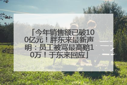 今年销售额已破100亿元！胖东来最新声明：员工被骂最高赔10万！于东来回应