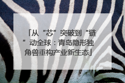 从“芯”突破到“链”动全球：青岛隐形独角兽重构产业新生态