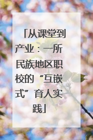 从课堂到产业：一所民族地区职校的“互嵌式”育人实践