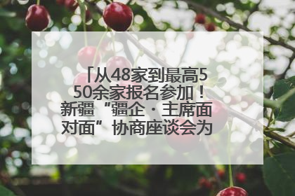 从48家到最高550余家报名参加！新疆“疆企・主席面对面”协商座谈会为何如此受欢迎？