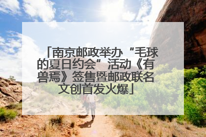 南京邮政举办“毛球的夏日约会”活动《有兽焉》签售暨邮政联名文创首发火爆