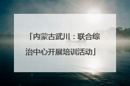 内蒙古武川：联合综治中心开展培训活动