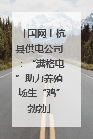 国网上杭县供电公司：“满格电”助力养殖场生“鸡”勃勃