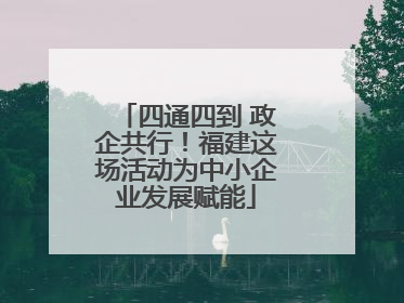 四通四到 政企共行！福建这场活动为中小企业发展赋能