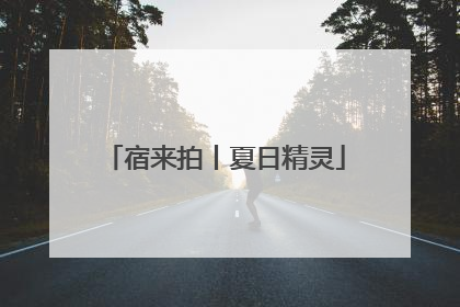 宿来拍丨夏日精灵