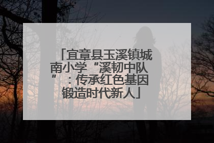宜章县玉溪镇城南小学“溪韧中队”：传承红色基因 锻造时代新人
