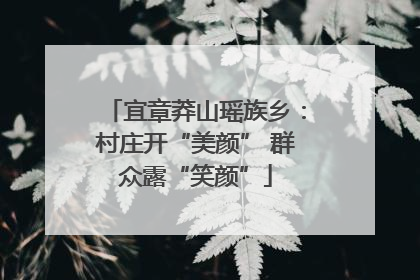 宜章莽山瑶族乡：村庄开“美颜” 群众露“笑颜”