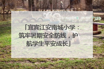 宜宾江安南城小学：筑牢暑期安全防线，护航学生平安成长