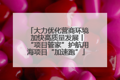 大力优化营商环境 加快高质量发展丨“项目管家”护航用海项目“加速跑”