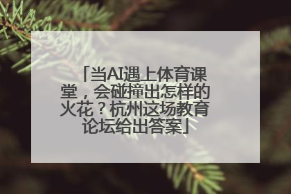 当AI遇上体育课堂，会碰撞出怎样的火花？杭州这场教育论坛给出答案