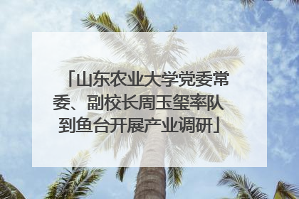 山东农业大学党委常委、副校长周玉玺率队到鱼台开展产业调研