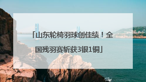 山东轮椅羽球创佳绩！全国残羽赛斩获3银1铜