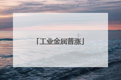 工业金属普涨