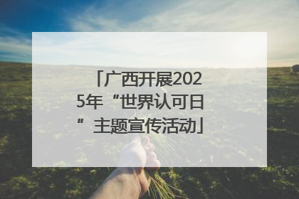 广西开展2025年“世界认可日”主题宣传活动