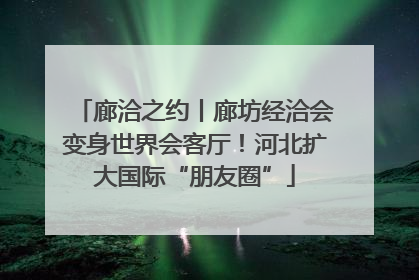 廊洽之约丨廊坊经洽会变身世界会客厅！河北扩大国际“朋友圈”
