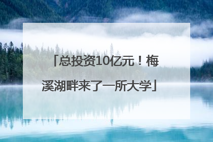 总投资10亿元！梅溪湖畔来了一所大学
