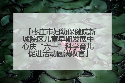 枣庄市妇幼保健院新城院区儿童早期发展中心庆“六一”科学育儿促进活动圆满收官