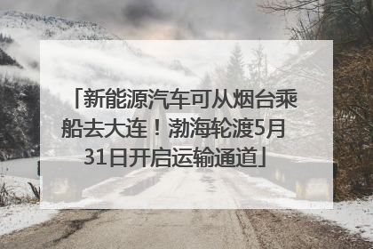 新能源汽车可从烟台乘船去大连！渤海轮渡5月31日开启运输通道